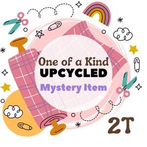 Mystery Box One of a Kind Upcycled Item Kids Toddler 2T Boys Girls Fun Unique